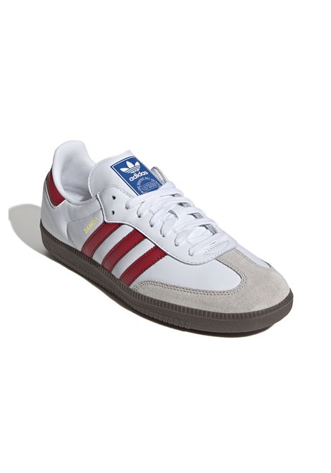 Adidas Samba OG Shoes White Red Women ADIDAS ORIGINALS | Sneakers | IG1025-